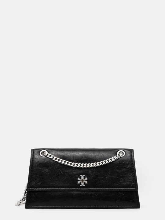 Zdjęcie produktu Tory Burch torebka skórzana Kira Turnlock czarny