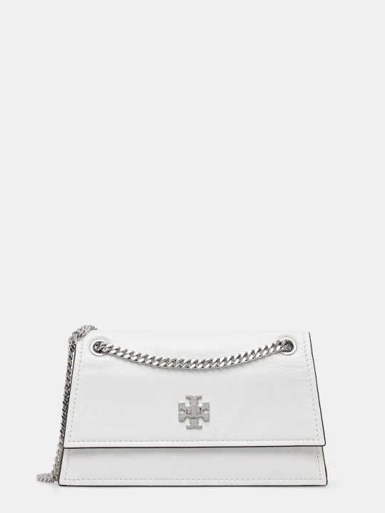 Zdjęcie produktu Tory Burch torebka skórzana Kira Turnlock biały