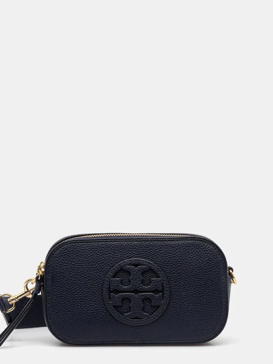Zdjęcie produktu Tory Burch torebka skórzana Miller granatowy