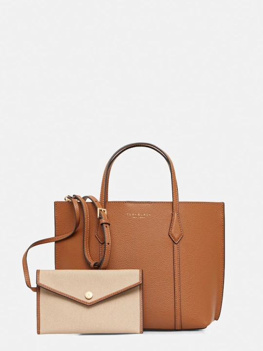 Zdjęcie produktu Tory Burch torebka skórzana Perry brązowy