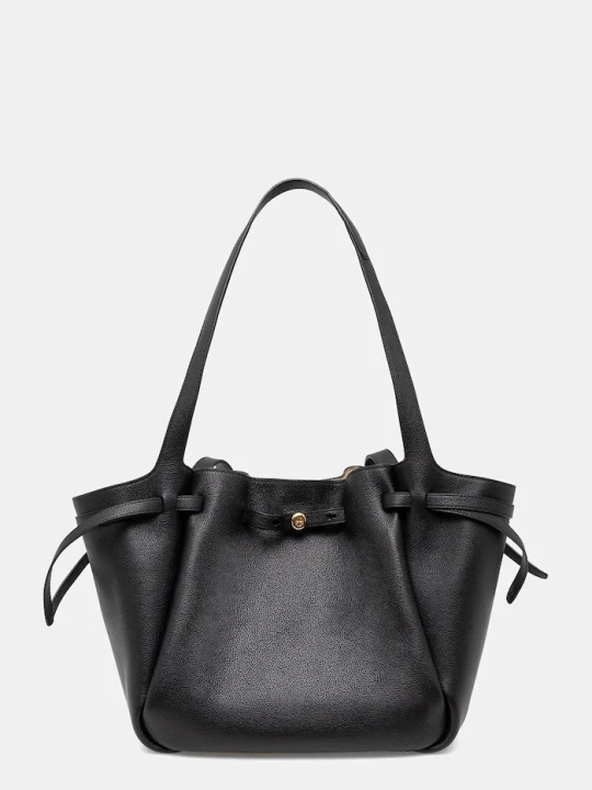 Zdjęcie produktu Tory Burch torebka skórzana Romy czarny