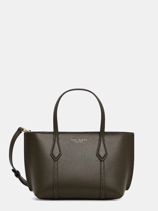 Zdjęcie produktu Tory Burch torebka tote damska skórzana Perry zielony