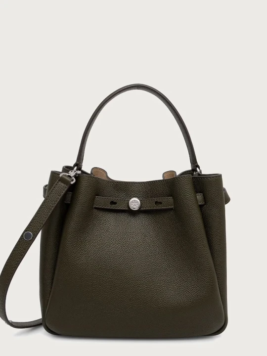 Zdjęcie produktu Tory Burch torebka tote damska skórzana Romy zielony