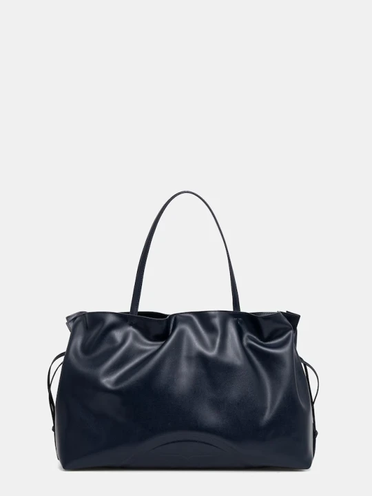 Zdjęcie produktu Tory Burch torebka tote damska z imitacji skóry Ella granatowy