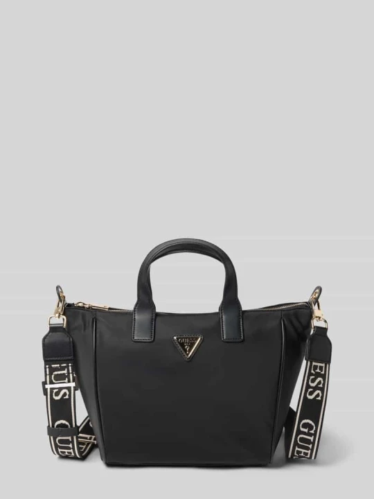 Zdjęcie produktu Tote Bag z detal z logo model 'Follie' Guess Czarny