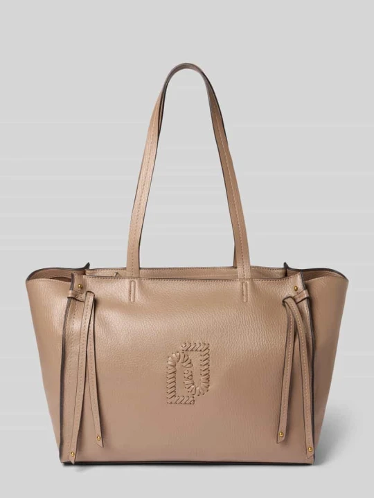 Zdjęcie produktu Tote bag z detal z logo model 'Lapis' Liu Jo Ciemnobrązowy