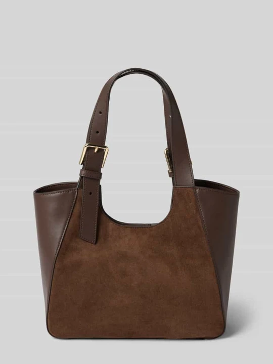 Zdjęcie produktu Tote Bag z naturalnej skóry cielęcej model 'Dora' Furla Ciemnobrązowy
