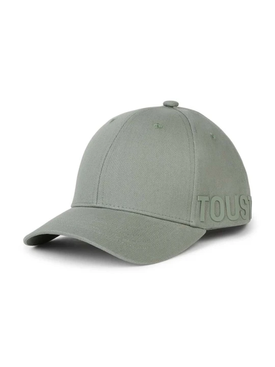 Zdjęcie produktu Tous czapka z daszkiem bawełniana Motif turkusowy
