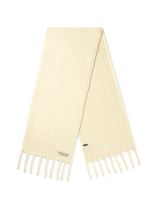 Zdjęcie produktu Tous szalik z domieszką wełny TEXTIL beżowy