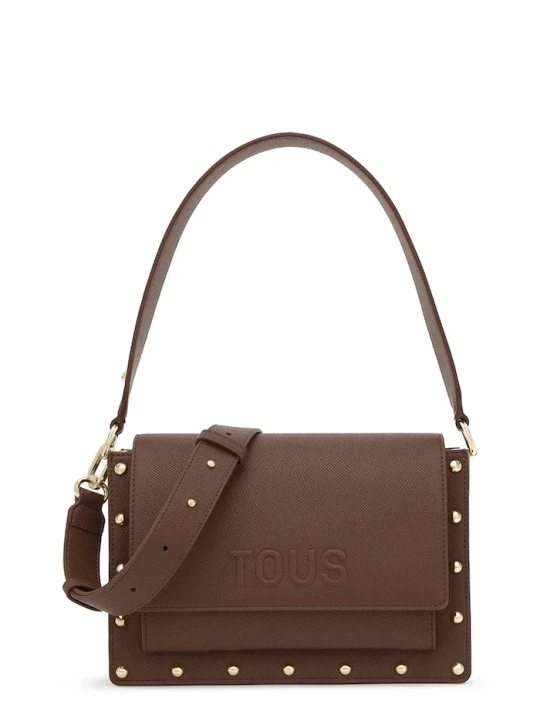 Zdjęcie produktu Tous torebka crossbody damska z imitacji skóry brązowy