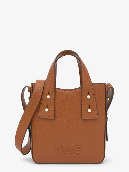 Zdjęcie produktu Tous torebka crossbody damska z imitacji skóry brązowy