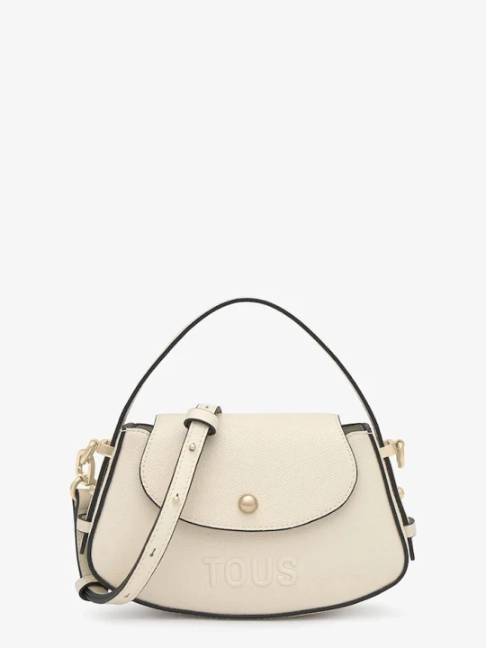 Zdjęcie produktu Tous torebka crossbody damska z imitacji skóry beżowy