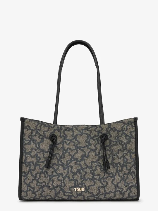 Zdjęcie produktu Tous torebka shopper damska z imitacji skóry brązowy