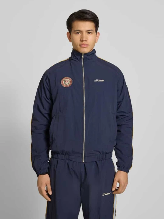 Zdjęcie produktu Trackjacket z wyhaftowanym logo model 'Slipstream' PROHIBITED Granatowy