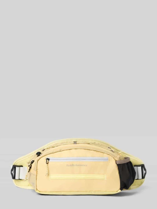 Zdjęcie produktu Trail Hip Bag z nadruk z logo i przegródka zapinana na zamek błyskawiczny Peak Performance Żółty