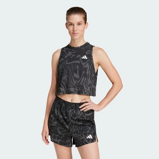 Zdjęcie produktu Train Essentials Allover Print Workout Tank Top Adidas czarny
