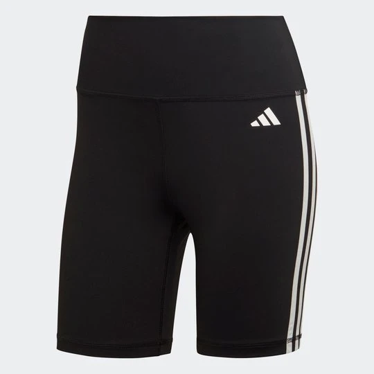 Zdjęcie produktu Training Essentials 3-Stripes High-Waisted Short Leggings Adidas czarny