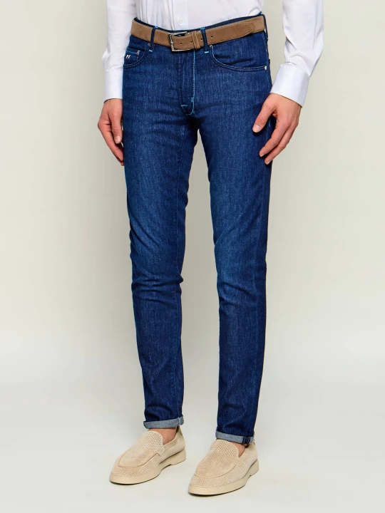 Zdjęcie produktu Tramarossa Jeansy Leonardo | Slim Fit granatowy