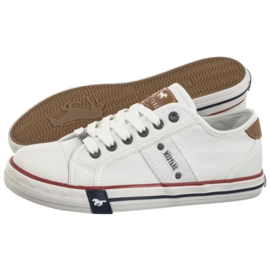 Zdjęcie produktu Trampki Białe 26M0242007 (MU615-b) Mustang