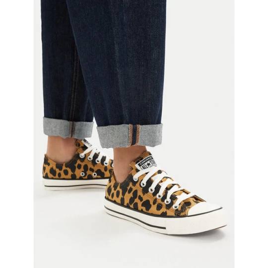 Zdjęcie produktu Trampki Converse Chuck Taylor All Star Cow Print A17920C Pomarańczowy Brązowy