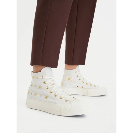 Zdjęcie produktu Trampki Converse Chuck Taylor All Star Heathered Glam A16892C Kremowy