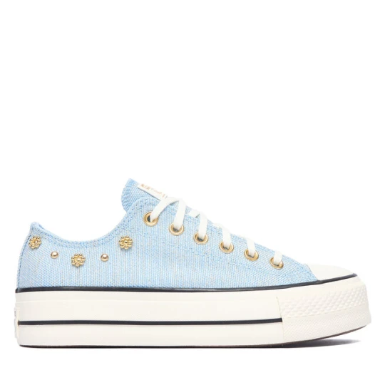 Zdjęcie produktu Trampki Converse Chuck Taylor All Star Heathered Glam A17596C Niebieski