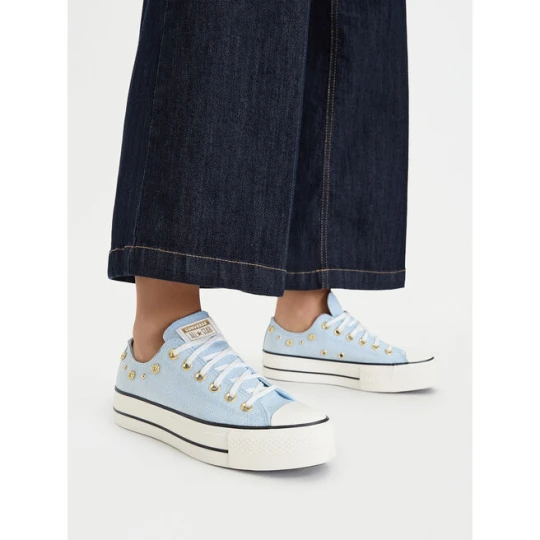 Zdjęcie produktu Trampki Converse Chuck Taylor All Star Heathered Glam A17596C Niebieski
