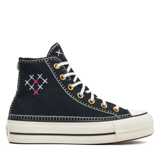 Zdjęcie produktu Trampki Converse Chuck Taylor All Star Lift Crafted Stitching Platform Hi A08731C Czarny