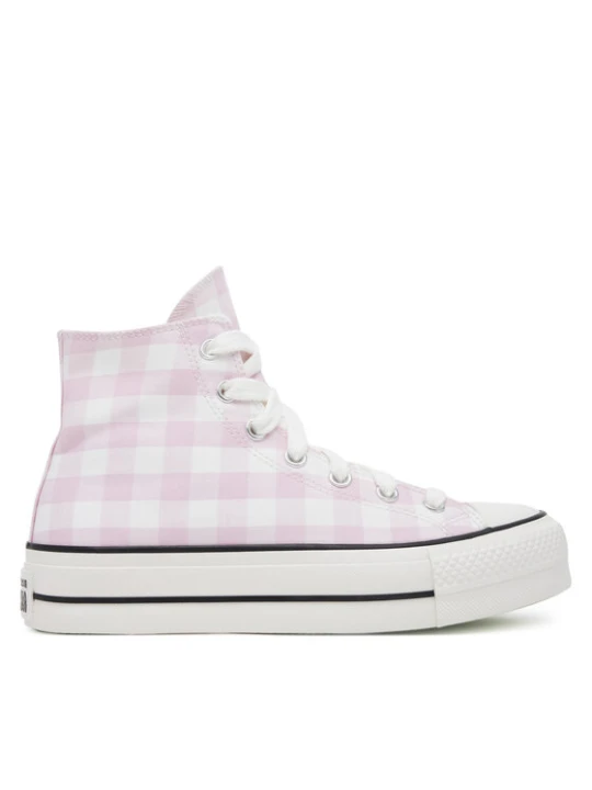 Zdjęcie produktu Trampki Converse Chuck Taylor All Star Lift Platform Gingham A13663C Różowy