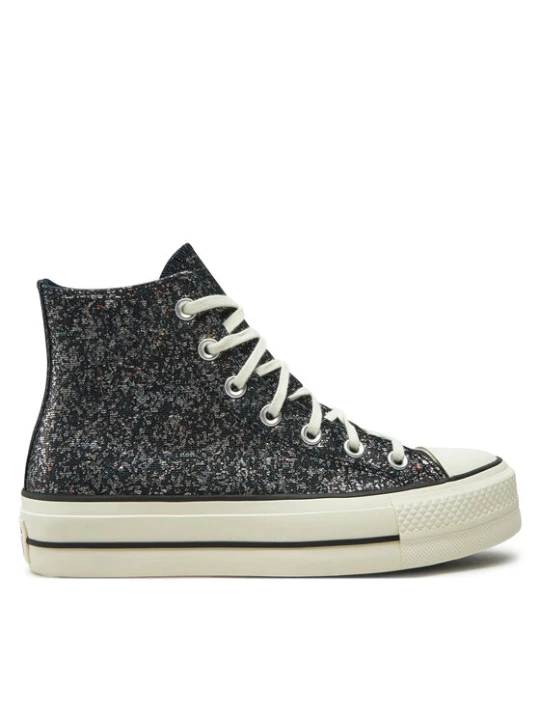 Zdjęcie produktu Trampki Converse Chuck Taylor All Star Lift Platform Glitter A09551C 401 Czarny