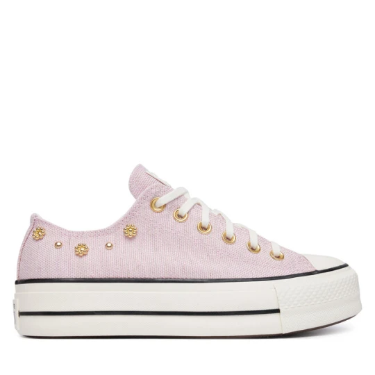 Zdjęcie produktu Trampki Converse Chuck Taylor All Star Lift Platform Heathered Glam​ A17595C Różowy