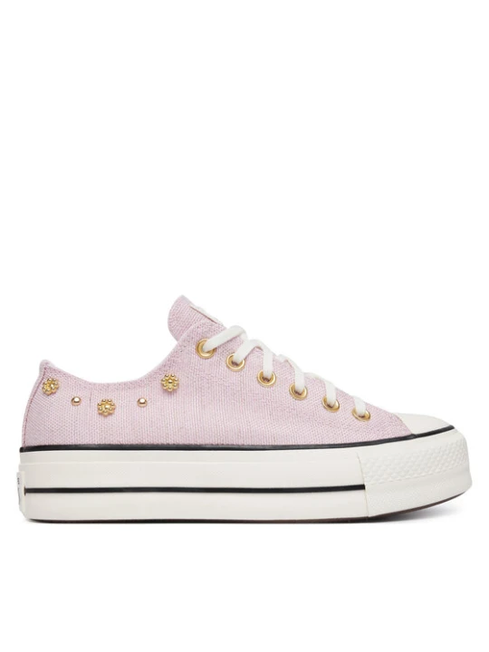 Zdjęcie produktu Trampki Converse Chuck Taylor All Star Lift Platform Heathered Glam​ A17595C Różowy