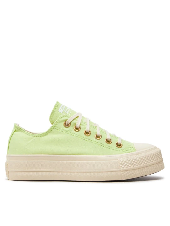 Zdjęcie produktu Trampki Converse Chuck Taylor All Star Lift Platform Ox A09913C Zielony