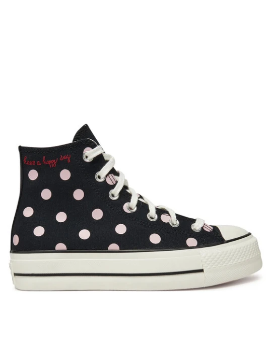 Zdjęcie produktu Trampki Converse Chuck Taylor All Star Lift Platform Polka Dots A10688C Czarny