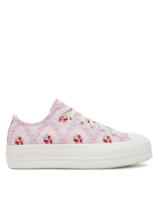 Zdjęcie produktu Trampki Converse Chuck Taylor All Star Lift Platform Rose Cross Stitch A13660C Różowy