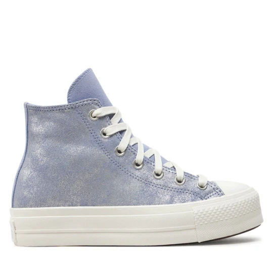 Zdjęcie produktu Trampki Converse Chuck Taylor All Star Lift Platform Suede Shimmer Hi A11549C Fioletowy