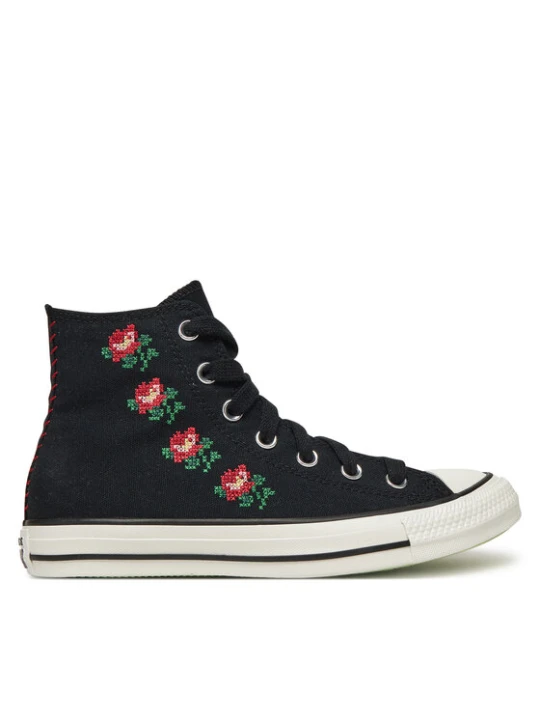 Zdjęcie produktu Trampki Converse Chuck Taylor All Star Rose Cross Stitch A13657C Czarny