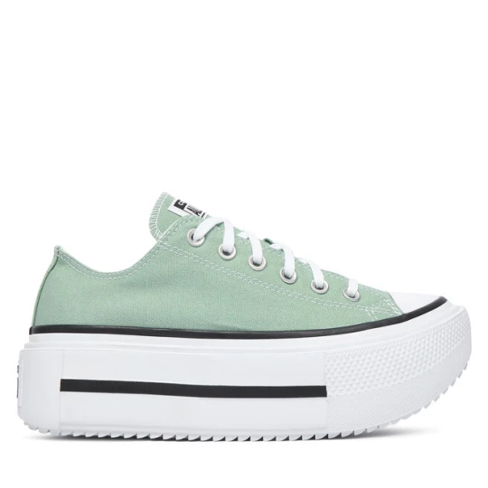 Zdjęcie produktu Trampki Converse Ctas Lift Double Stack A18862C Zielony
