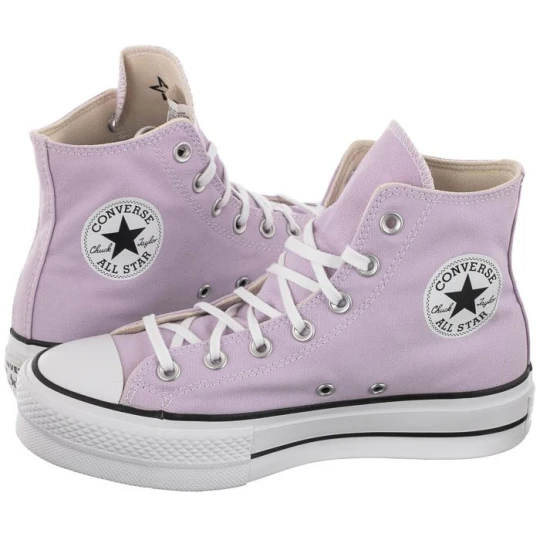 Zdjęcie produktu Trampki CT All Star Lift Hi Pale Amethyst / White / Black A01178C (CO468-d) Converse