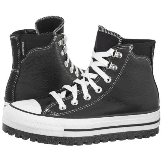 Zdjęcie produktu Trampki CTAS City Trek Wp Hi Black / White / Silver A04480C (CO715-d) Converse