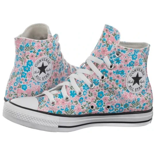 Zdjęcie produktu Trampki CTAS Hi White / Gnarly Blue A14980C (CO782-a) Converse