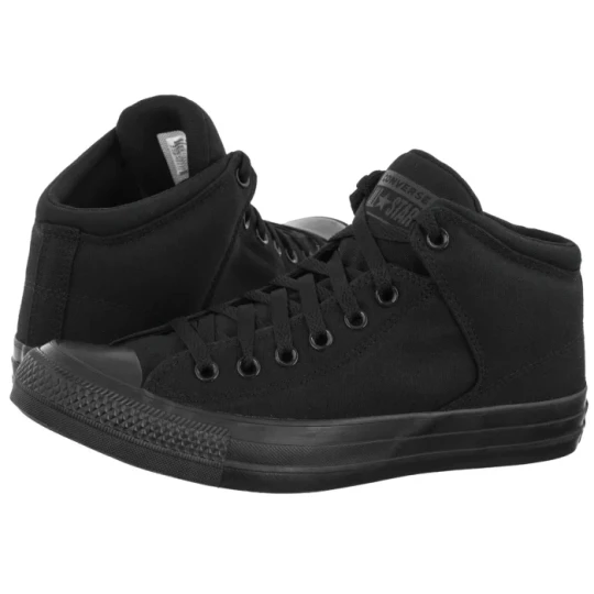 Zdjęcie produktu Trampki CTAS High Street Mid Black / Black A22389C (CO851-b) Converse