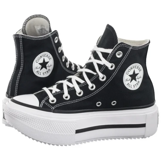 Zdjęcie produktu Trampki CTAS Lift Double Stack Hi Black / White / Black A12975C (CO785-b) Converse