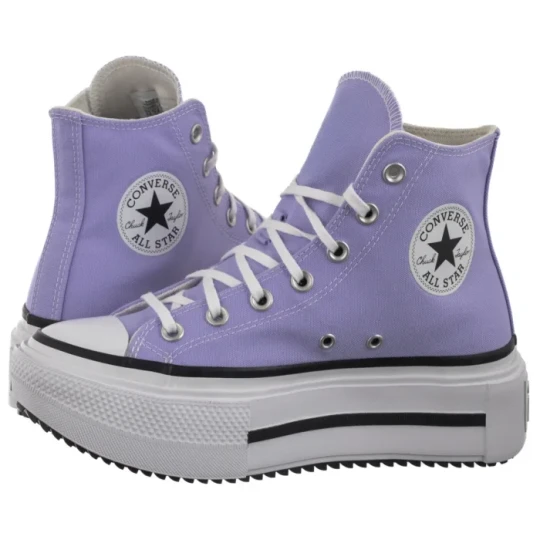 Zdjęcie produktu Trampki CTAS Lift Double Stack Hi Violet Heat / Egret / Black A15206C (CO785-a) Converse