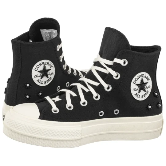 Zdjęcie produktu Trampki CTAS LIFT HI Black / Black / Egret A17787C (CO838-a) Converse