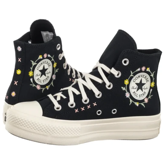 Zdjęcie produktu Trampki CTAS Lift Hi Black / Egret / Flamingo Fade A15007C (CO801-a) Converse