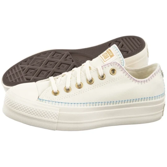 Zdjęcie produktu Trampki CTAS Lift Ox Egret / True Sky / Gold A08732C (CO735-a) Converse