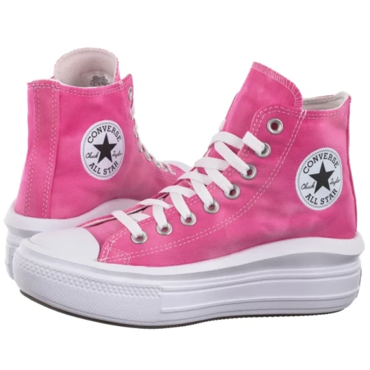 Zdjęcie produktu Trampki CTAS Move Hi White / Chaos Fuchsia A11817C (CO651-f) Converse