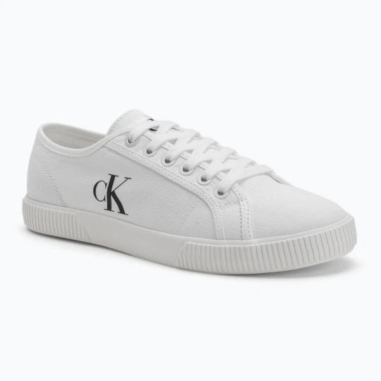 Zdjęcie produktu Trampki damskie Calvin Klein YW0YW01762 Ess Vulc Low Cv Mg Wn triple bright white Czarny