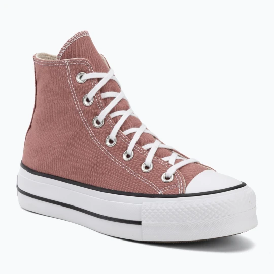 Zdjęcie produktu Trampki damskie Converse Chuck Taylor All Star Lift Hi sugar berry / white / black Różowy